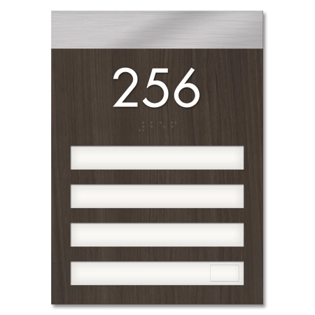 Patient Room Number - 4 Slot