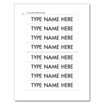 Print Your Own! 4-Line Inserts