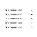 Print Your Own! Additional Inserts - CSS-D05