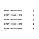 Print Your Own! Additional Inserts - CSS-D10