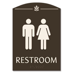 Restroom Sign w/ Unisex Symbols
