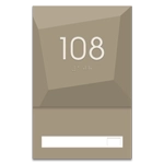 Room Number Sign - 1 Slot