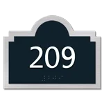 Room Number Sign