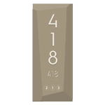 Room Number Sign w/ Symbols