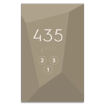 Room Number Sign w/ Symbols