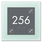 Room Number Sign w/Symbols