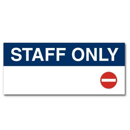 Staff Only - Restricted Area