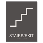 Stairs / Exit Sign w/Symbol