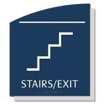 Stairs / Exit Sign w/Symbol