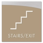 Stairs / Exit Sign w/Symbol