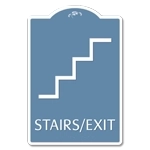 Stairs / Exit Sign w/Symbol
