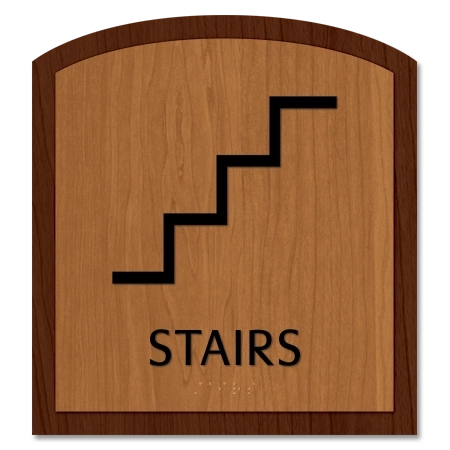 Stairs Sign w/ Symbol