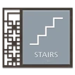Stairs Sign w/ Symbol