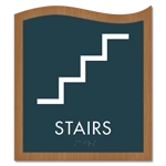 Stairs Sign w/ Symbol