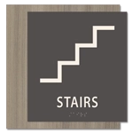 Stairs Sign w/ Symbol