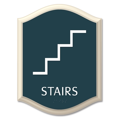 Stairs Sign w/ Symbol