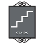 Stairs Sign w/ Symbol