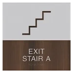 Stairway Exit Sign - DC Compliant