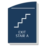 Stairway Exit Sign - DC Compliant