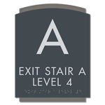 Stairway ID Sign - NYC Compliant