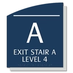 Stairway ID Sign - NYC Compliant