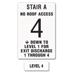 Stairwell ID - Outside NYC 3 Floors or Less