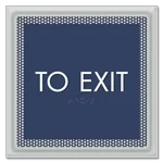 "To Exit" Egress Sign - CA Compliant