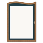 Vertical Message / Evac Holder for 11" x 8.5" Paper