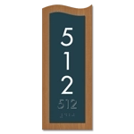 Vertical Room Number Sign