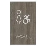Women Sign w/Female & Dynamic ISA Symbols