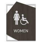 Women Sign w/Female & ISA Symbols