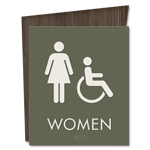 Women Sign w/Female & ISA Symbols