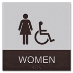 Women Sign w/Female & ISA Symbols