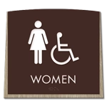Women Sign w/Female & ISA Symbols