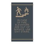 In Case of Fire Signs
