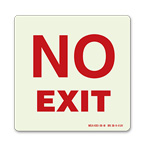 No Exit Signs