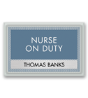 Nameplates/Staff On Duty