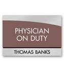 Nameplates/Staff On Duty