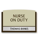 Nameplates/Staff On Duty