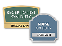 staff on duty signs