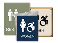 restroom signs - NY ISA