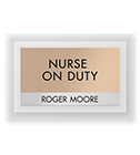 Nameplate/Staff on Duty Signs