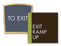 egress signs