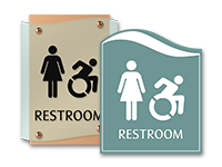 womens bathroom signs