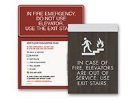 life safety signs