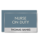 Nameplates/Staff on Duty